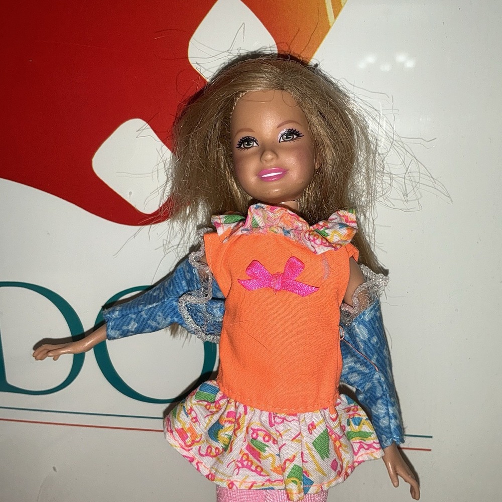 Stacie Doll Barbie Sister Mattel Tween In‎ Vintage 90s Outfit Dress Pants Jacket